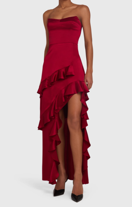 Magnolia Silk Maxi Dress - Sofie Grey